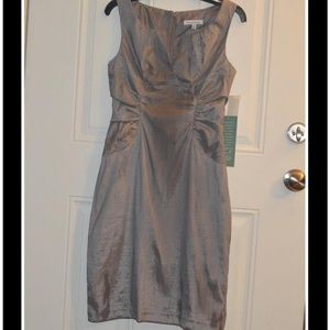 Simply Liliana Silver Holiday Dress NWT! Sz 6